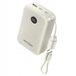 Vention Power Bank 20000mAh 22.5W με Θύρα USB-A και Θύρα USB-C Μπεζ FKBN0-C