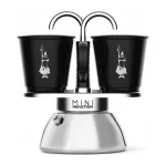 Bialetti Mini Express Induction Μπρίκι Espresso Μαύρο 7310