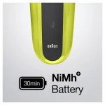 Braun Series 3 Black Green Ξυριστική Μηχανή Προσώπου Επαναφορτιζόμενη 276326 - Image 5