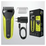 Braun Series 3 Black Green Ξυριστική Μηχανή Προσώπου Επαναφορτιζόμενη 276326 - Image 6
