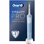 Oral-B Vitality Pro Protect X Clean Ηλεκτρική Οδοντόβουρτσα Μπλε 446392 - Image 3