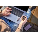 Intenso F10000 Power Bank 10000mAh 20W με Θύρα USB-A και Θύρα USB-C Quick Charge 3.0 Lila 7332033 - Image 9