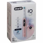 Oral-B IO Series 6 Ηλεκτρική Οδοντόβουρτσα με Χρονομετρητή, Αισθητήρα Πίεσης και Θήκη Ταξιδίου Pink Sand 445197 - Image 4