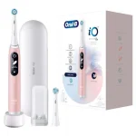 Oral-B IO Series 6 Ηλεκτρική Οδοντόβουρτσα με Χρονομετρητή, Αισθητήρα Πίεσης και Θήκη Ταξιδίου Pink Sand 445197 - Image 5
