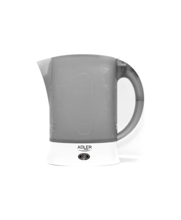 Adler Βραστήρας Ταξιδίου 600ml 600W Γκρι AD 1268