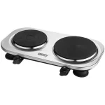 Camry Επιτραπέζια Εστία Εμαγιέ Διπλή Inox CR 6511 - Image 3