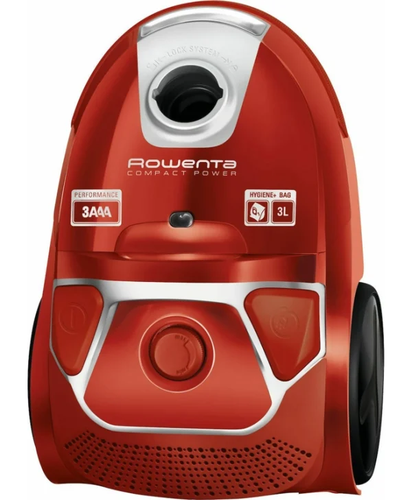 Rowenta Compact Power Ηλεκτρική Σκούπα 750W με Σακούλα 3lt Κόκκινη RO 3953 EA