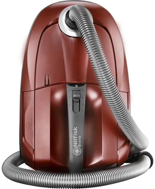 Nilfisk Bravo Ηλεκτρική Σκούπα 700W με Σακούλα 4.3lt Κόκκινη 128350620