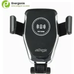 Energenie Βάση Κινητού και Tablet Αυτοκινήτου Smartphone Holder με Ρυθμιζόμενα Άγκιστρα και Ασύρματη Φόρτιση EG-TA-CHAV-QI10-01