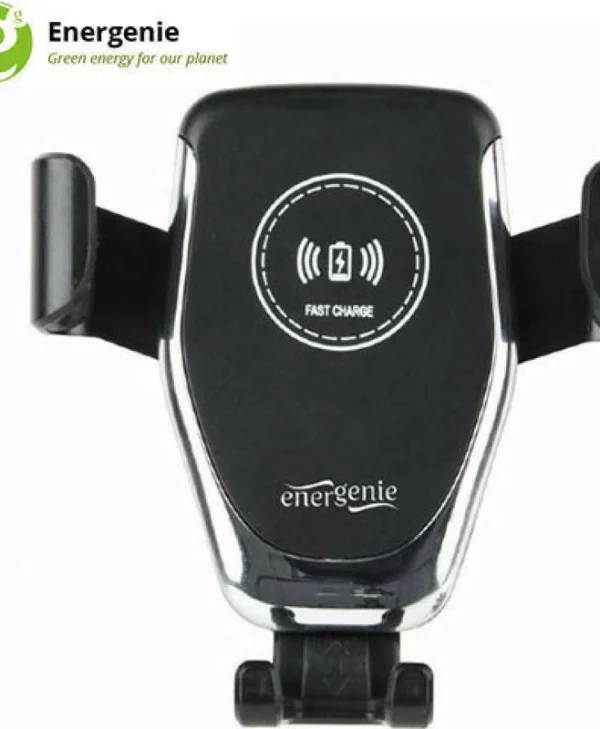 Energenie Βάση Κινητού και Tablet Αυτοκινήτου Smartphone Holder με Ρυθμιζόμενα Άγκιστρα και Ασύρματη Φόρτιση EG-TA-CHAV-QI10-01
