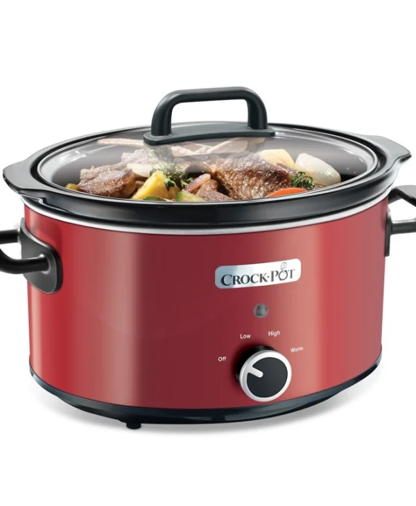 Crock-Pot Πολυμάγειρας με Χωρητικότητα 3.5lt Κόκκινος SCV400RD-050