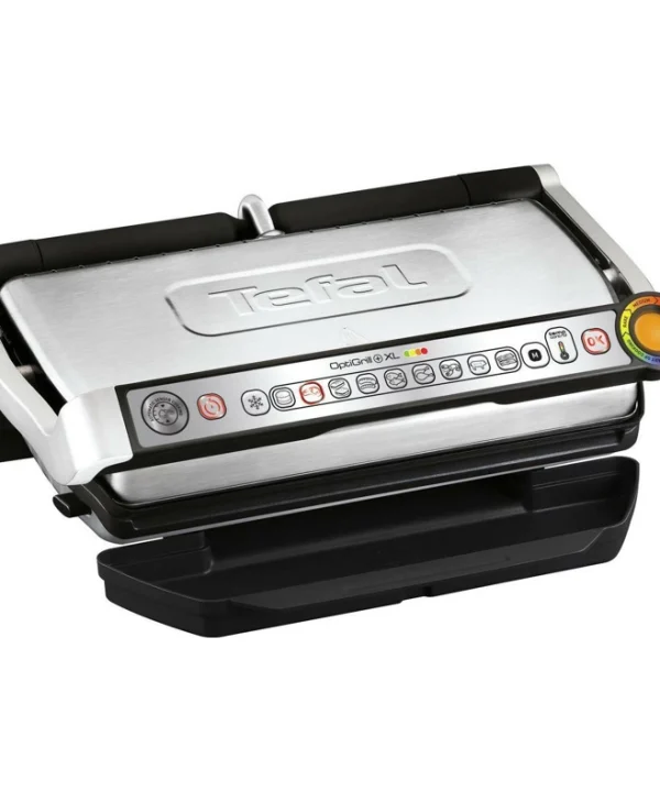 Tefal OptiGrill + XL Τοστιέρα Γκριλιέρα με Αποσπώμενες Πλάκες 2000W Inox GC724D12