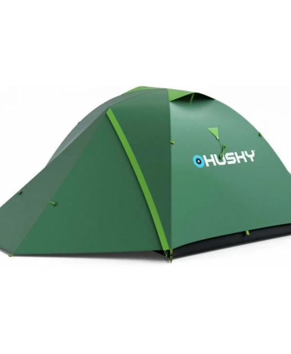 Husky Burton 2-3 Χειμερινή Σκηνή Camping Igloo Ορειβασίας Πράσινη με Διπλό Πανί για 2 Άτομα Αδιάβροχη 4000mm 340x220x115εκ. 1H0-7251