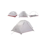 Naturehike Star River 2 Χειμερινή Σκηνή Camping Igloo Ασημί για 2 Άτομα 215x135εκ. NH17T012-T - Image 2