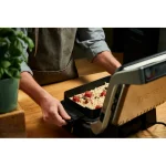 Tefal Optigrill 4-in-1 Επιτραπέζια Ηλεκτρική Ψησταριά Λείας και Αυλακωτής Πλάκας 2100W Ανοξείδωτη με Καπάκι και Ρυθμιζόμενο Θερμοστάτη GC774D30 - Image 8