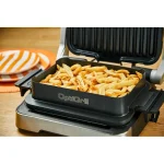 Tefal Optigrill 4-in-1 Επιτραπέζια Ηλεκτρική Ψησταριά Λείας και Αυλακωτής Πλάκας 2100W Ανοξείδωτη με Καπάκι και Ρυθμιζόμενο Θερμοστάτη GC774D30 - Image 11