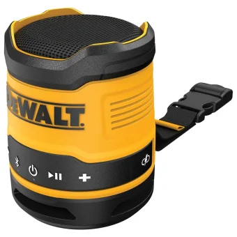 Dewalt Αδιάβροχο Ηχείο Bluetooth 5W με Διάρκεια Μπαταρίας έως 16 ώρες Κίτρινο DCR009 BD-DCR009