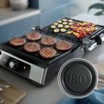 Philips Τοστιέρα Γκριλιέρα με Αποσπώμενες Πλάκες 2200W Inox HD6301/90 - Image 4