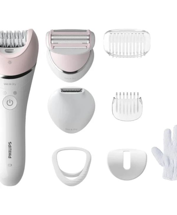 Philips Series 8000 Αποτριχωτική Μηχανή Epilator για Σώμα & Μπικίνι BRE721/00