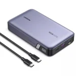 Ugreen PB720 Power Bank 20000mAh 100W με Θύρα USB-A και 2 Θύρες USB-C Power Delivery / Quick Charge 2.0 / Quick Charge 3.0 Γκρι 25188