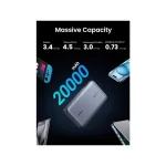 Ugreen PB720 Power Bank 20000mAh 100W με Θύρα USB-A και 2 Θύρες USB-C Power Delivery / Quick Charge 2.0 / Quick Charge 3.0 Γκρι 25188 - Image 11