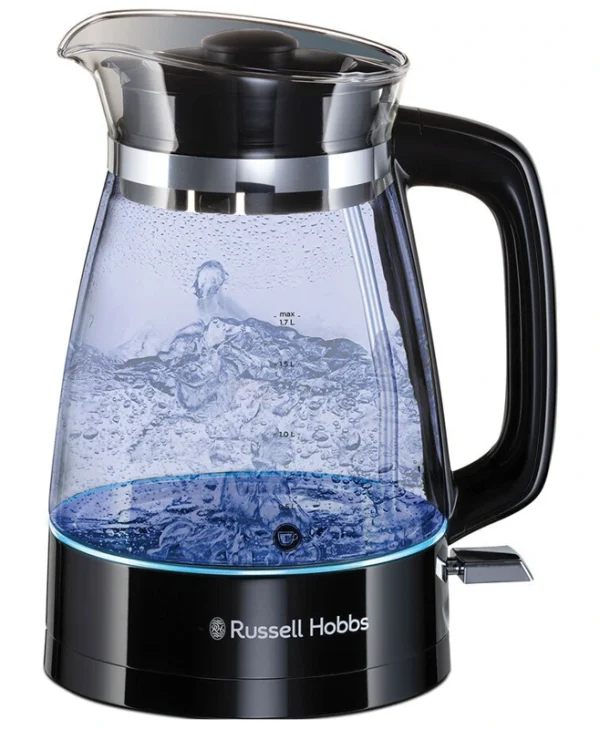 Russell Hobbs Classic Glass Βραστήρας 1.7lt 2400W Μαύρος 26080-70