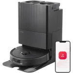 Roborock Qrevo Plus Σκούπα Ρομπότ για Σκούπισμα & Σφουγγάρισμα με Χαρτογράφηση και Wi-Fi Μαύρη QRPS52-00 - Image 2