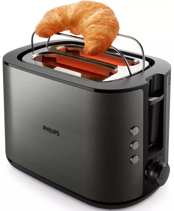 Philips Viva Collection Φρυγανιέρα 2 Θέσεων 950W Μαύρη HD2651/80