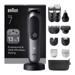 Braun Series 7 Σετ Κουρευτικής Μηχανής Μαύρο AIO7560 7691029