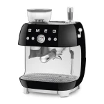 Smeg Αυτόματη Μηχανή Espresso 1650W Πίεσης 15bar Μαύρη EGF03BLEU
