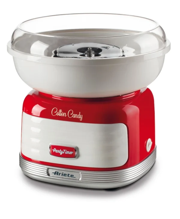 Ariete Party Time Μηχανή για Μαλλί της Γριάς 28cm Κόκκινη 2973/00