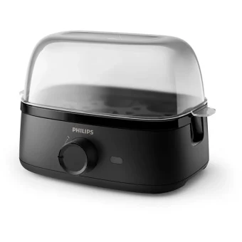 Philips Βραστήρας Αυγών 6 Θέσεων 400W Μαύρος HD9137/90