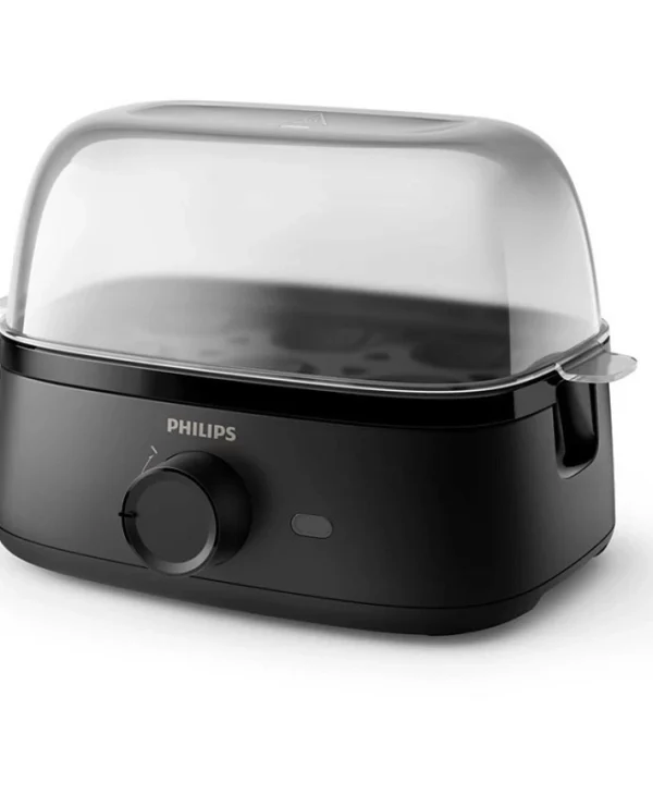 Philips Βραστήρας Αυγών 6 Θέσεων 400W Μαύρος HD9137/90
