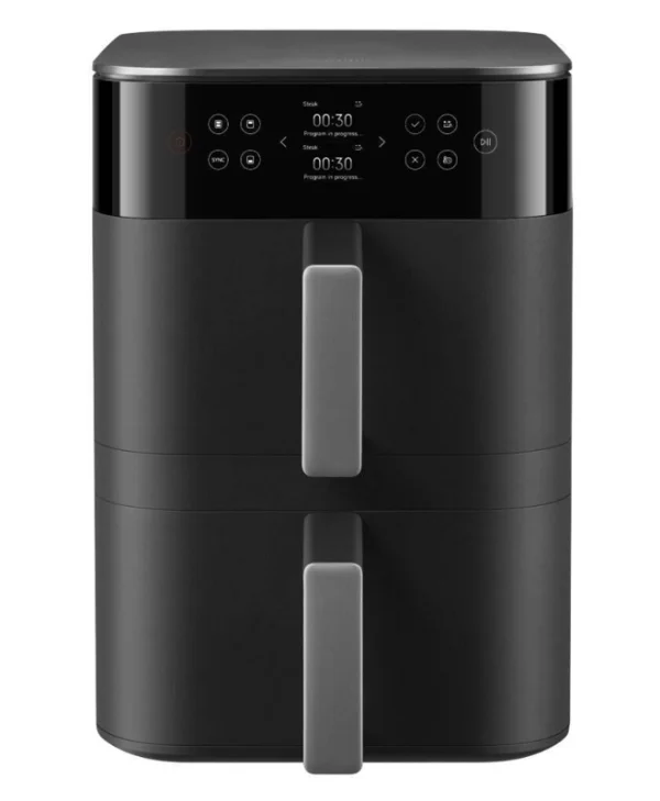 Xiaomi Air Fryer με Διπλό Αποσπώμενο Κάδο 12lt Μαύρο BHR0883EU