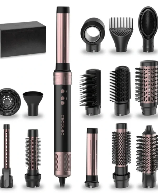 Cecotec Bamba Ceramiccare Κεραμική Ηλεκτρική Βούρτσα με Αέρα & Περιστρεφόμενη Κεφαλή για Ίσιωμα και Μπούκλες 1400W 251