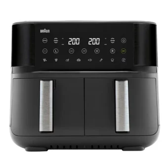 Braun Air Fryer με Διπλό Αποσπώμενο Κάδο 8lt Μαύρο 2094458 0X12500010