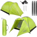 Promis Alpenair Pro Σκηνή Camping Igloo Πράσινη για 3 Άτομα 200x200εκ. NT80