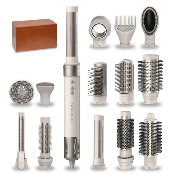 Cecotec Bamba Ceramiccare Κεραμική Ηλεκτρική Βούρτσα με Αέρα & Περιστρεφόμενη Κεφαλή για Ίσιωμα και Μπούκλες 1400W 00252