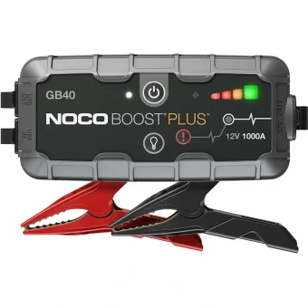 Noco Genius Boost Φορητός Εκκινητής Μπαταρίας Αυτοκινήτου 1000A με Power Bank / USB / Φακό 12V GB40