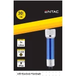 Entac Φακός Μπρελόκ LED IP44 με Μέγιστη Φωτεινότητα 30lm EFL-5LED-KC