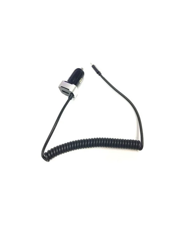 Bea-fon Φορτιστής Αυτοκινήτου με μία Θύρα: 1xUSB μαζί με Καλώδιο Ενσωματωμένο Μαύρο Χρώμα CC-2A4-TC