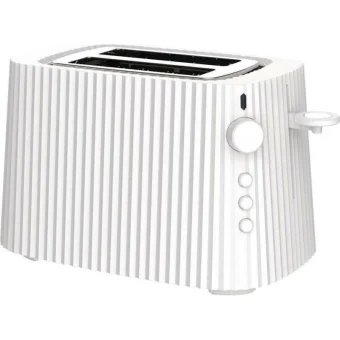 Alessi Plisse Φρυγανιέρα 2 Θέσεων 850W Λευκή 100478249