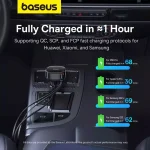 Baseus Φορτιστής Αυτοκινήτου 60W 7A μαζί με Καλώδιο Type-C / Lightning Μαύρος C00057802111-00 - Image 11