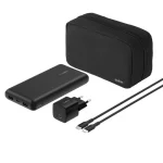 Belkin BoostCharge Set Power Bank 20000mAh με Θύρα USB-A και 2 Θύρες USB-C Μαύρο BU042KQBK