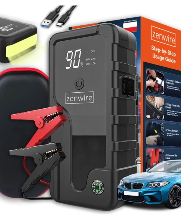 Zenwire CY16 Φορητός Εκκινητής Μπαταρίας Αυτοκινήτου 6400mAh με Power Bank / USB / Φακό 12V 9576008