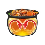 Tefal Turbo Cuisine Πολυμάγειρας 1090W με Χωρητικότητα 4.8lt Λευκός CY754130 - Image 4