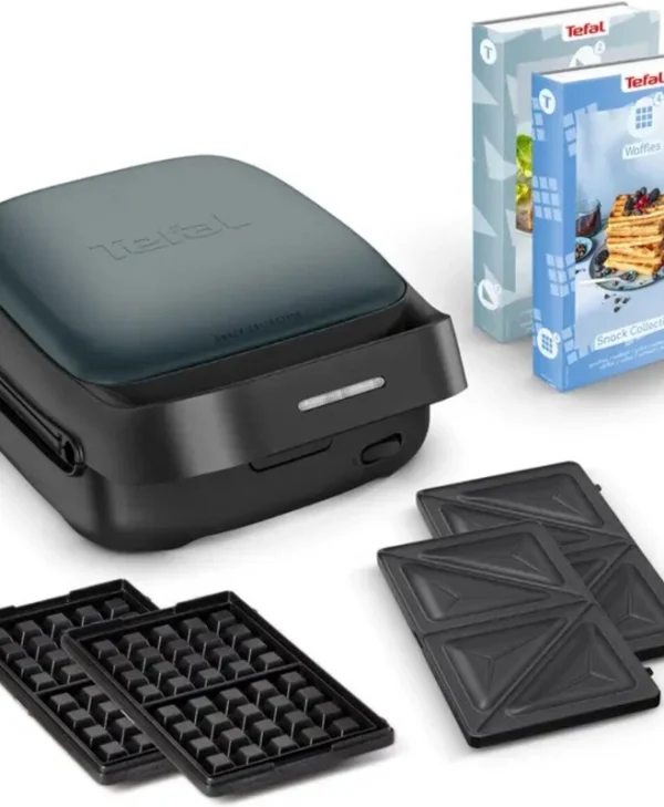 Tefal Snack Collection Τοστιέρα με Αποσπώμενες Πλάκες για 2 Τοστ 700W Μαύρη SW862BF0