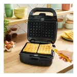 Tefal Snack Collection Τοστιέρα με Αποσπώμενες Πλάκες για 2 Τοστ 700W Μαύρη SW862BF0 - Image 4