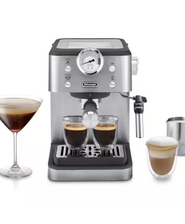 De'Longhi Classic Μηχανή Espresso 1325W Πίεσης 15bar Ασημί EM450.M