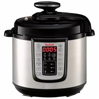 Tefal Πολυμάγειρας 1200W με Χωρητικότητα 6lt Ασημί CY505EE0